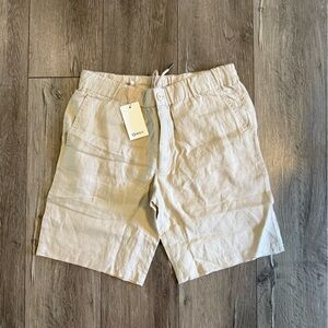 Quince 100% European Linen Draw String Beach Shorts